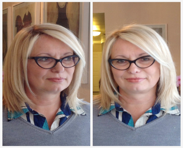 Parrucche Senza Cappuccio Per Capelli Biondi Stile Bob Con Frangia Laterale 12 Pollici