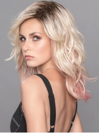 Parrucche Alla Moda Con Capelli Umani Al 100% In Pizzo Ombre