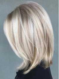 Parrucche Per Capelli Umani Ombre Anteriori In Pizzo Lunghezza Spalla