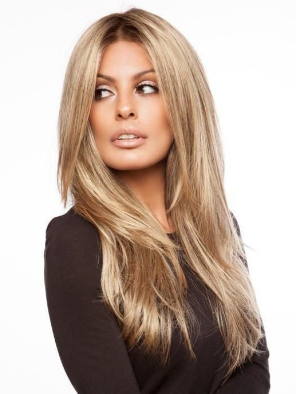 Parrucche Lunghe Dritte 360 In Pizzo Remy Per Capelli Umani 16 Pollici