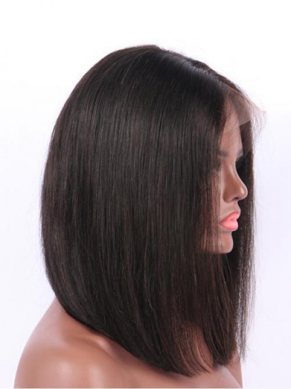 Parrucca Frontale In Pizzo Bob 360 Con Parte Centrale