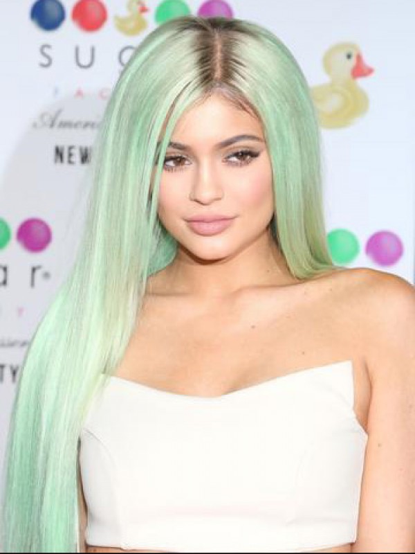 Parrucca In Pizzo A 360 Con Capelli Umani Ombre Ispirata A Kylie