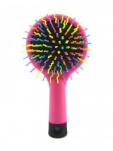 Spazzola Arcobaleno Perm Wave Straight Pettine Di Bellezza Con Specchio