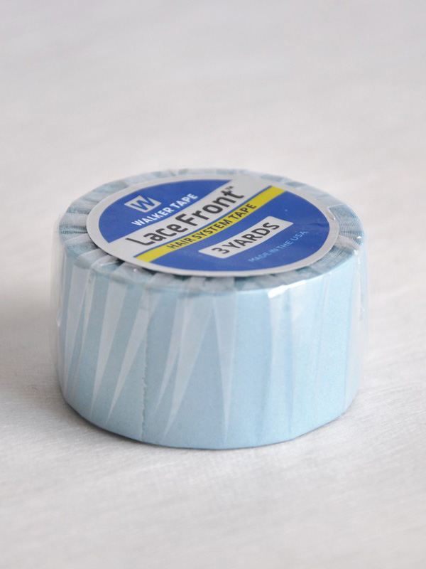 2,54 Cm * 3 Yard Forte Parrucca Blu Supporto Anteriore In Pizzo Nastro Biadesivo
