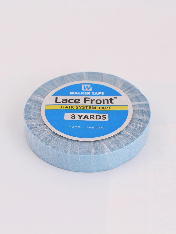 Rotolo Di Fodera Blu Del Nastro Di Supporto Della Parte Anteriore Del Pizzo Di 1,27 Cm * 3 Yard Per La Parrucca Del Pizzo