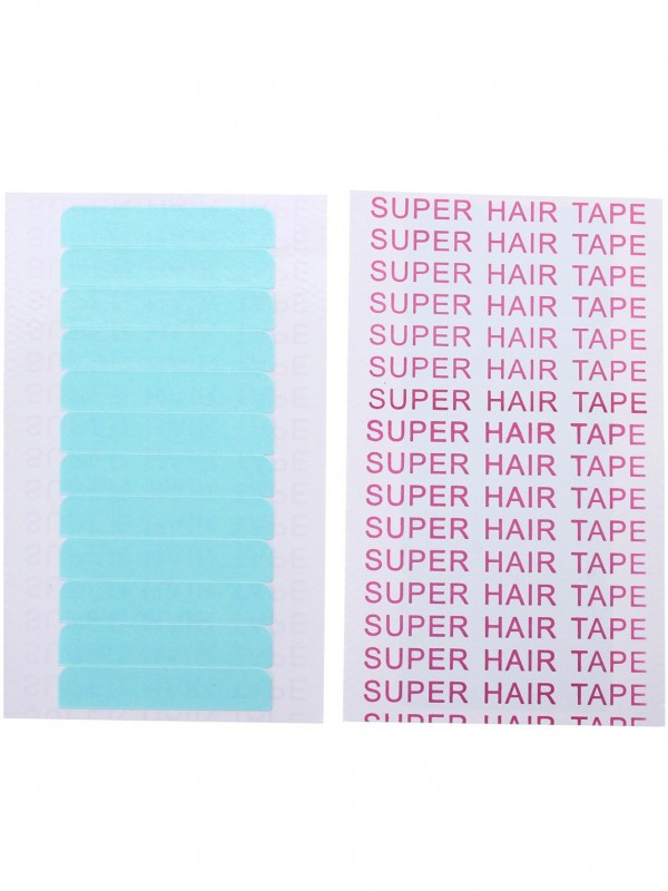 5 Fogli 60 Pezzi 4 Cm * 0,8 Cm Nastro Per Capelli Colla Adesiva Nastro Biadesivo Impermeabile Per Parrucca In Pizzo