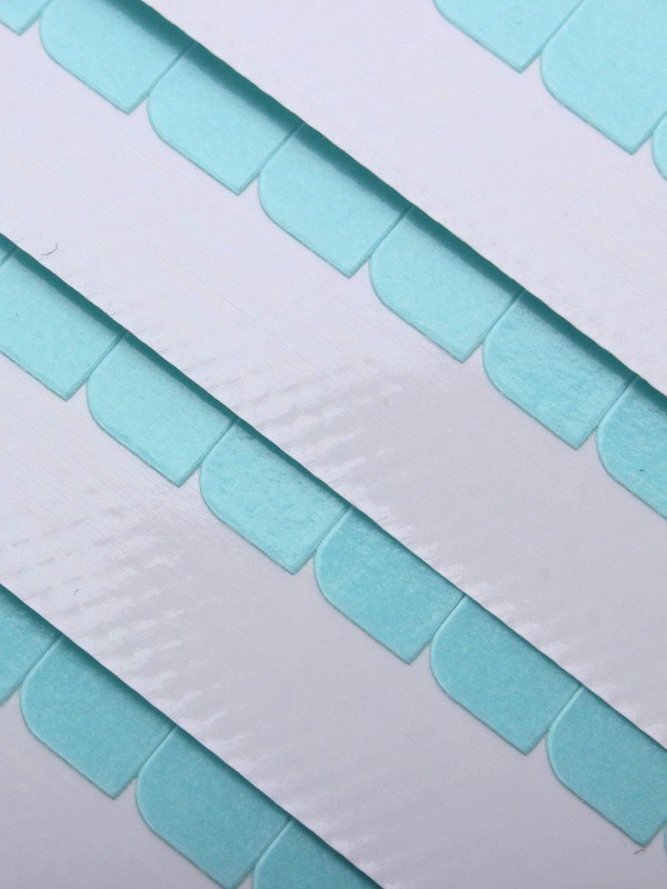5 Fogli 60 Pezzi 4 Cm * 0,8 Cm Nastro Per Capelli Colla Adesiva Nastro Biadesivo Impermeabile Per Parrucca In Pizzo