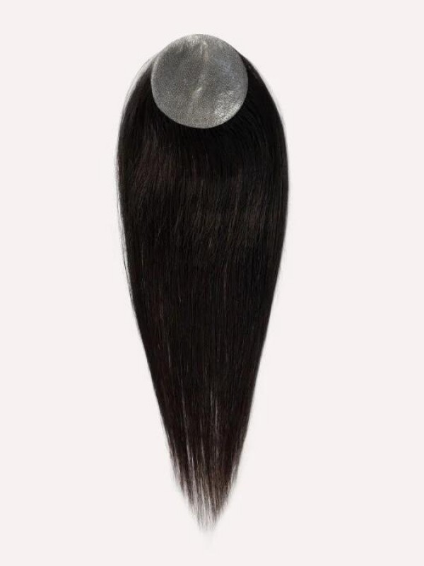 3 "* 3" I Capelli Umani A Base Di Pelle Completa Coprono Le Toppe Per Capelli Nessuna Soluzione Chirurgica Per L'Alopecia Areata