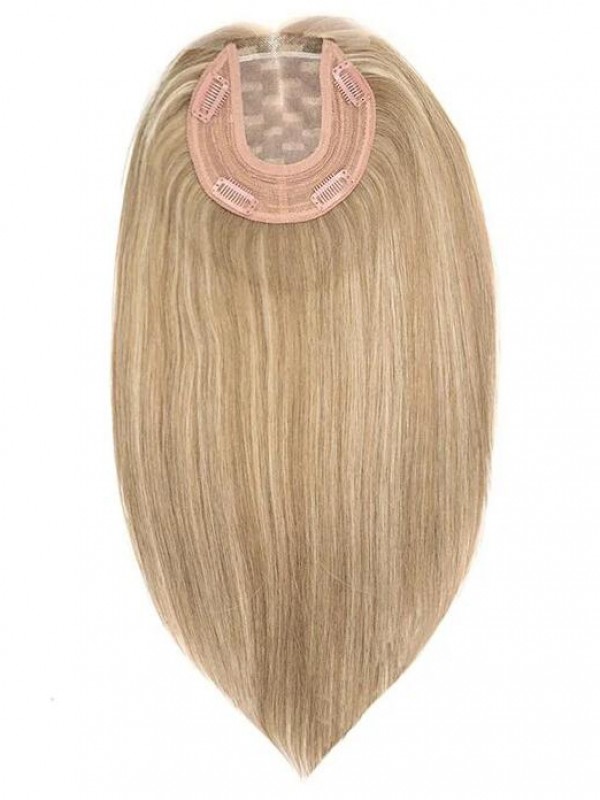 5,5 "* 5,5" Mono Top Remy Capelli Umani Topper Con Frangia Frontale In Pizzo