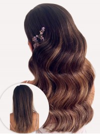 16 "140G 7 Pezzi Clip Classica Nelle Estensioni Dei Capelli Umani Di Remy