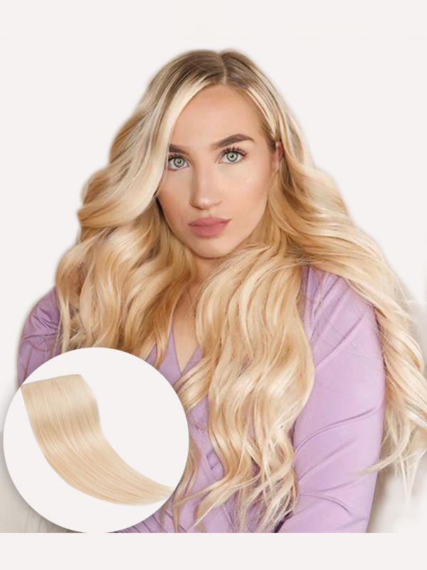 20 "200G 10 Pezzi Clip Classica Nelle Estensioni Dei Capelli Umani Di Remy
