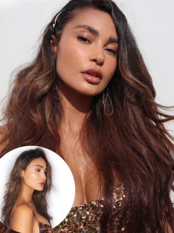 20 "180G 7 Pezzi Clip Classica Nelle Estensioni Dei Capelli Umani