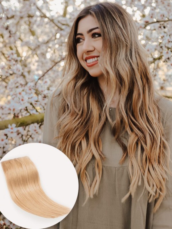 20 "160G 7 Pezzi Clip Invisibile Nell'Estensione Dei Capelli Umani
