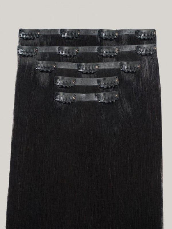 18 "180G 5 Pezzi Clip Invisibile Nelle Estensioni Dei Capelli Umani