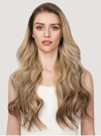 18 "160G 10 Pezzi Clip Invisibile Nelle Estensioni Dei Capelli Umani