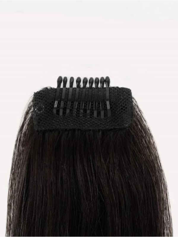 Clip Istantanea Da 30,5 Cm Nei Capelli Umani, Nessuna Traccia Copre La Toppa Per Capelli, Volumizzante Per Capelli, Sollevatore Per Radici Dei Capelli