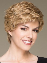 Parrucca Traspirante Parrucche Ondulate Da 8 " Con Capelli Umani