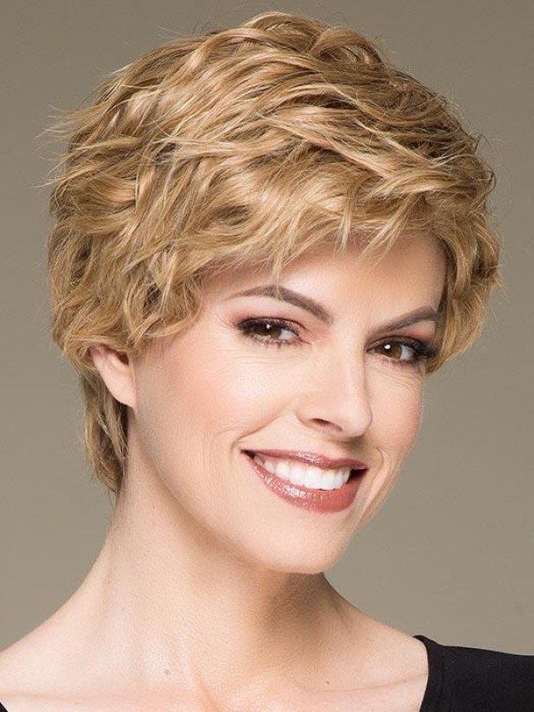 Parrucca Traspirante Parrucche Ondulate Da 8 " Con Capelli Umani