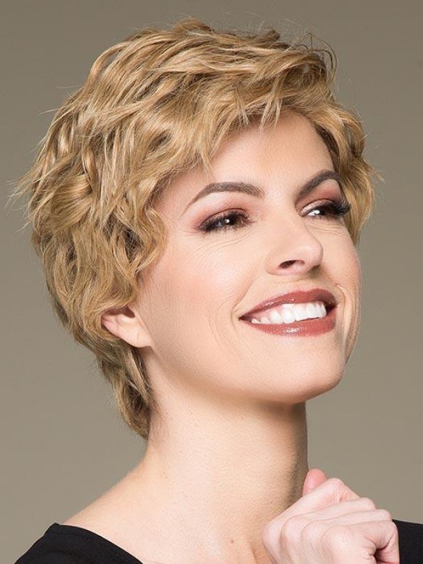 Parrucca Traspirante Parrucche Ondulate Da 8 " Con Capelli Umani