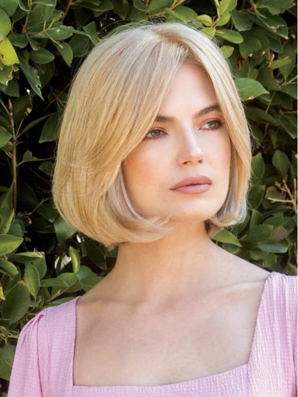 Parrucche Alla Moda Capelli Umani Remy Biondi Con Pizzo Da 10 Pollici