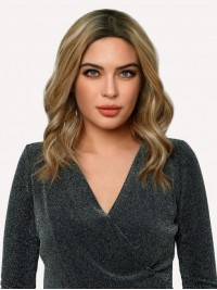 Parrucche Lunghe Ombre Parrucca Anteriore In Pizzo Con Capelli Umani Remy Al 100%
