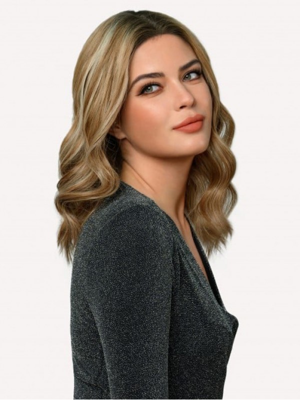 Parrucche Lunghe Ombre Parrucca Anteriore In Pizzo Con Capelli Umani Remy Al 100%