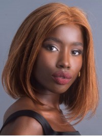 Parrucche Corte Per Capelli Umani Anteriori In Pizzo Stile Bob Per Donne Nere
