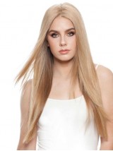 Parrucche A Strati Parrucche Lunghe Di Capelli Umani Biondi Senza Cappuccio Senza Frangia