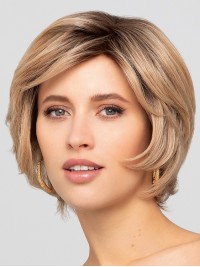 Parrucche Bionde Diritte Parrucche Di Capelli Umani Bob Senza Cappuccio