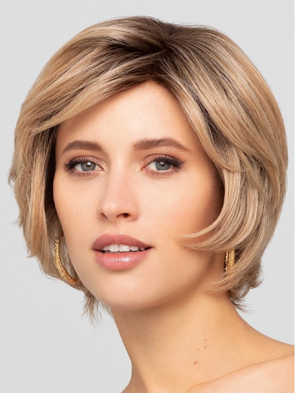 Parrucche Bionde Diritte Parrucche Di Capelli Umani Bob Senza Cappuccio