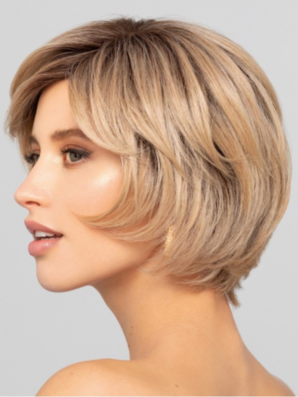 Parrucche Bionde Diritte Parrucche Di Capelli Umani Bob Senza Cappuccio