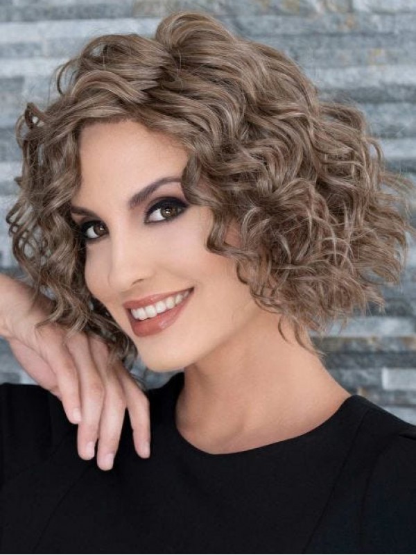Parrucche Lace Front Bob Testurizzate Alla Lunghezza Del Mento Capelli Umani