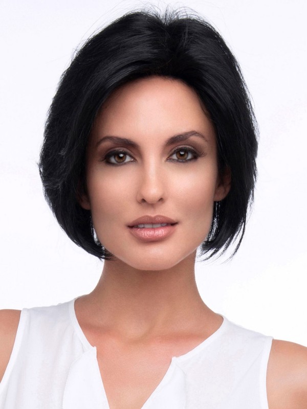 Parrucche Di Capelli Umani Senza Cappuccio Da 8" Corte E Confortevoli