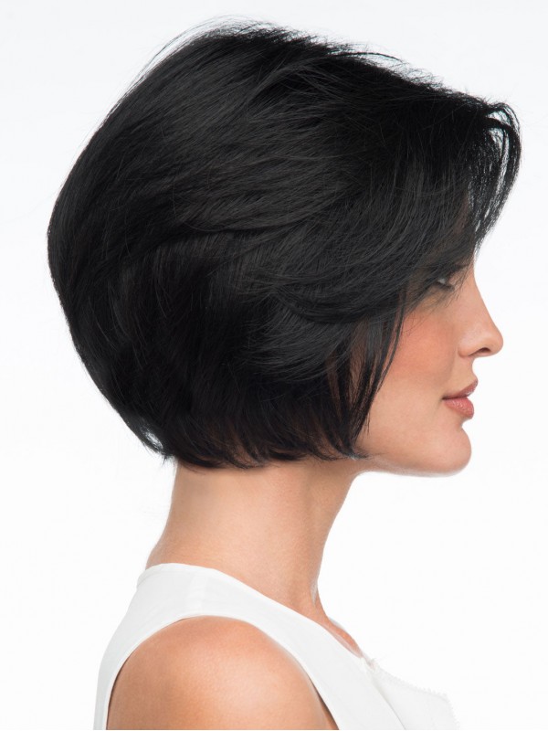 Parrucche Di Capelli Umani Senza Cappuccio Da 8" Corte E Confortevoli