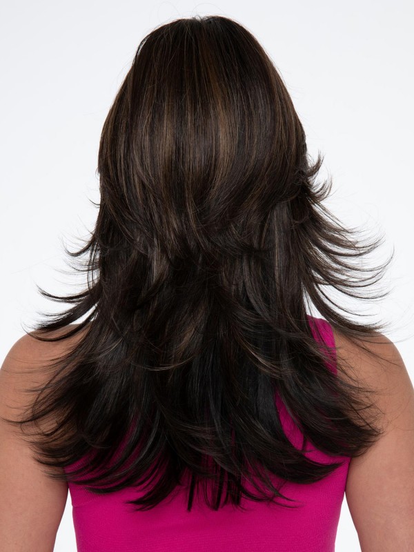 Parrucche Di Capelli Umani A Strati Lisci E Lussureggianti Per Le Donne