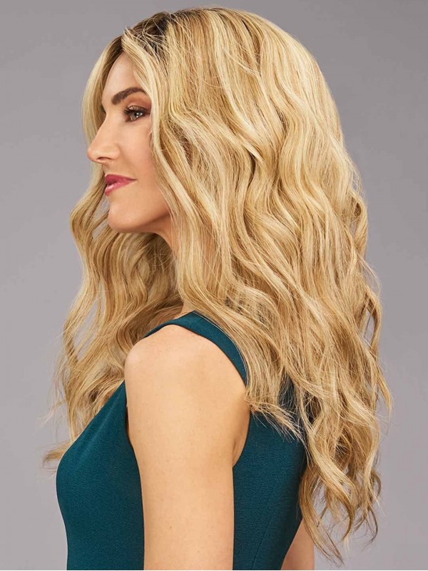 Parrucche Bionde Lunghe Senza Cappuccio 100% Capelli Umani Senza Frangia