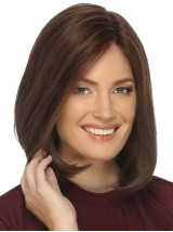 Parrucche Glamour In Monofilamento Di Capelli Umani Bob Da 12"