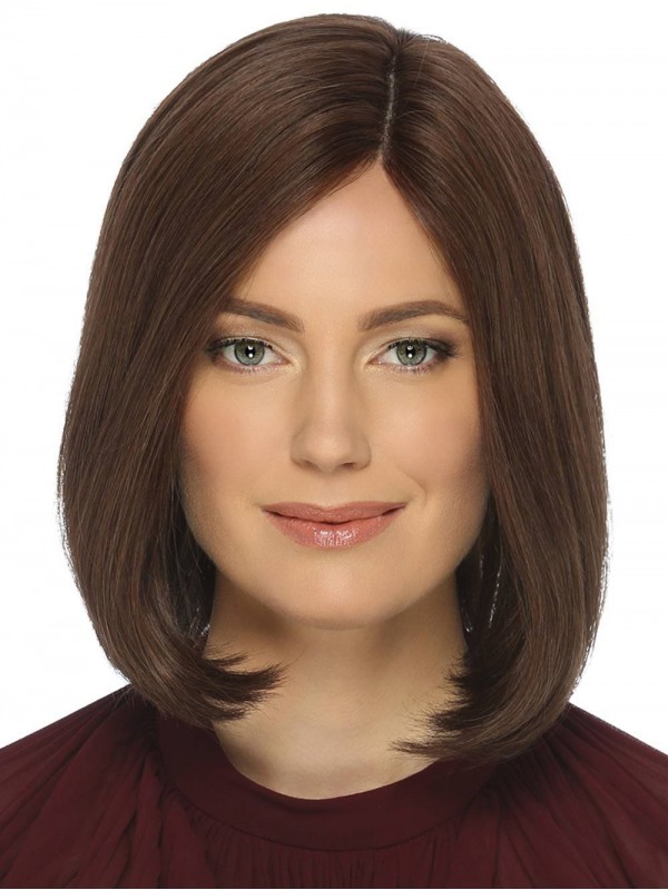 Parrucche Glamour In Monofilamento Di Capelli Umani Bob Da 12"