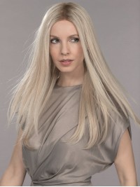 Parrucche Di Capelli Umani Remy Lisci Glamour Da 18"