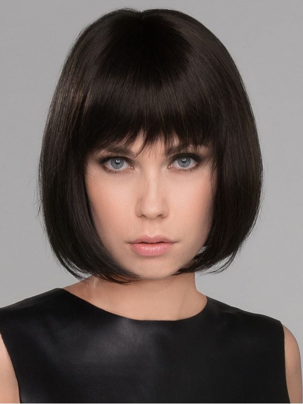 Parrucche Di Capelli Umani Senza Cappuccio Da 10" Di Charming Bob