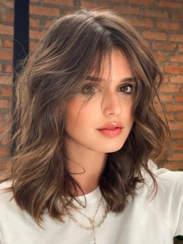 Parrucche Sciolte E Ondulate Di Capelli Umani Glamour Da 16"