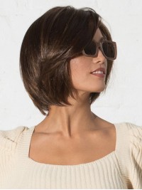 Parrucche Distintive In Capelli Umani Remy Con Pizzo Frontale Bob Da 10"