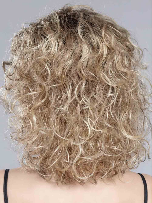 Parrucche Di Capelli Umani Senza Cappuccio Con Riccioli Glamour Lunghi Fino Alle Spalle