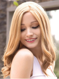 Parrucche Di Capelli Umani Frontali In Pizzo Ondulato Senza Frangia Da 16 Pollici Glamour
