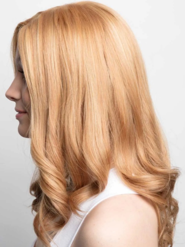 Parrucche Di Capelli Umani Frontali In Pizzo Ondulato Senza Frangia Da 16 Pollici Glamour