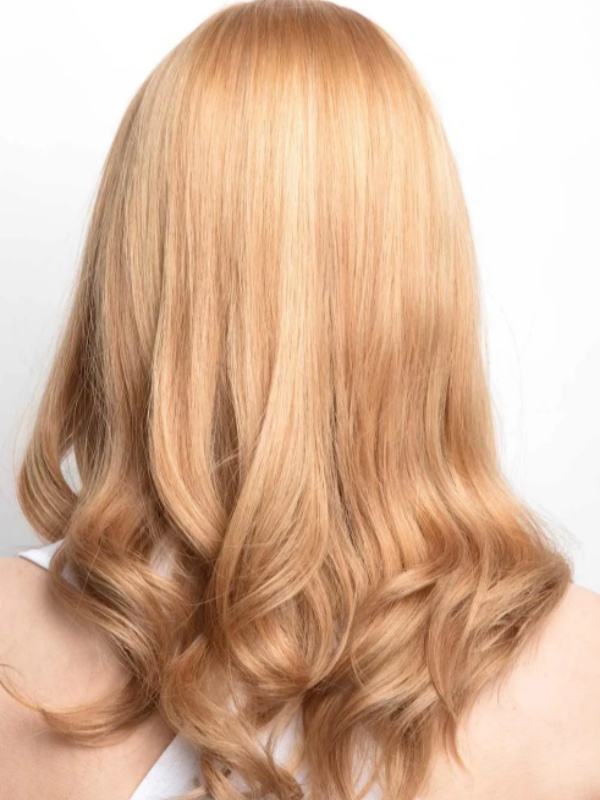 Parrucche Di Capelli Umani Frontali In Pizzo Ondulato Senza Frangia Da 16 Pollici Glamour