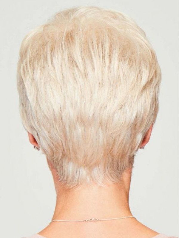 Parrucche Sintetiche Pixie Corte Senza Cappuccio Lusinghiere