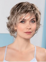 Parrucca Alla Moda Parrucche Sintetiche Senza Cappuccio Da 12" Con Frangia
