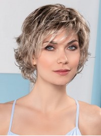 Parrucca Alla Moda Parrucche Sintetiche Senza Cappuccio Da 12" Con Frangia