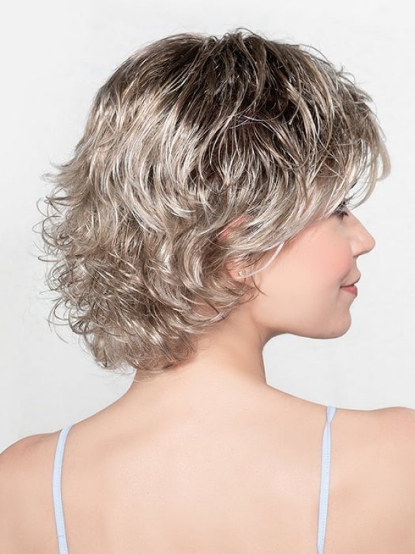 Parrucca Alla Moda Parrucche Sintetiche Senza Cappuccio Da 12" Con Frangia